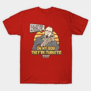 WKRP OH MY GOD VINTAGE retro T-Shirt